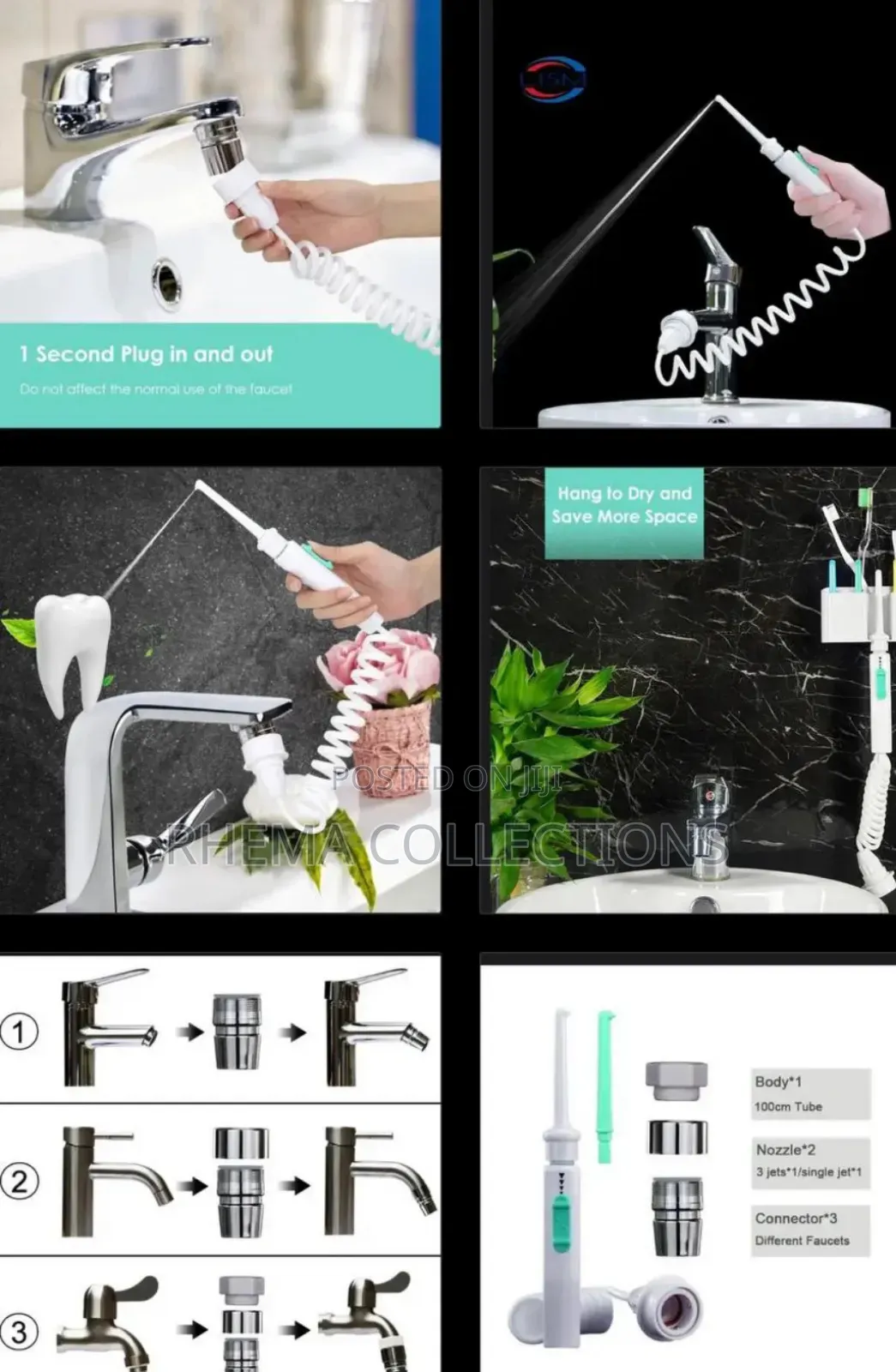 Powerful Oral Orrigator Toothflush (Water Jet Dental Flosser