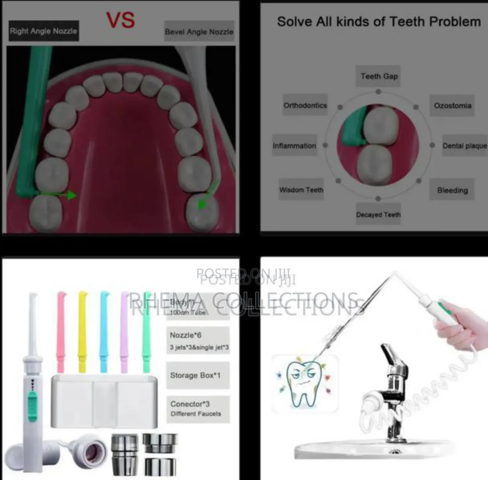 Powerful Oral Orrigator Toothflush (Water Jet Dental Flosser