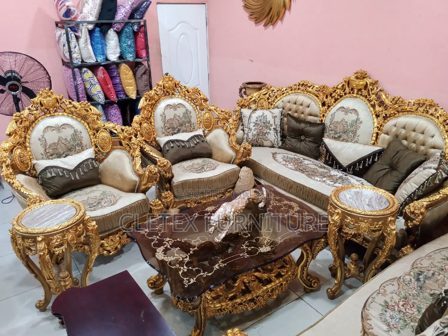 Egyptian Royal Sofa Chair by 8 Seaters