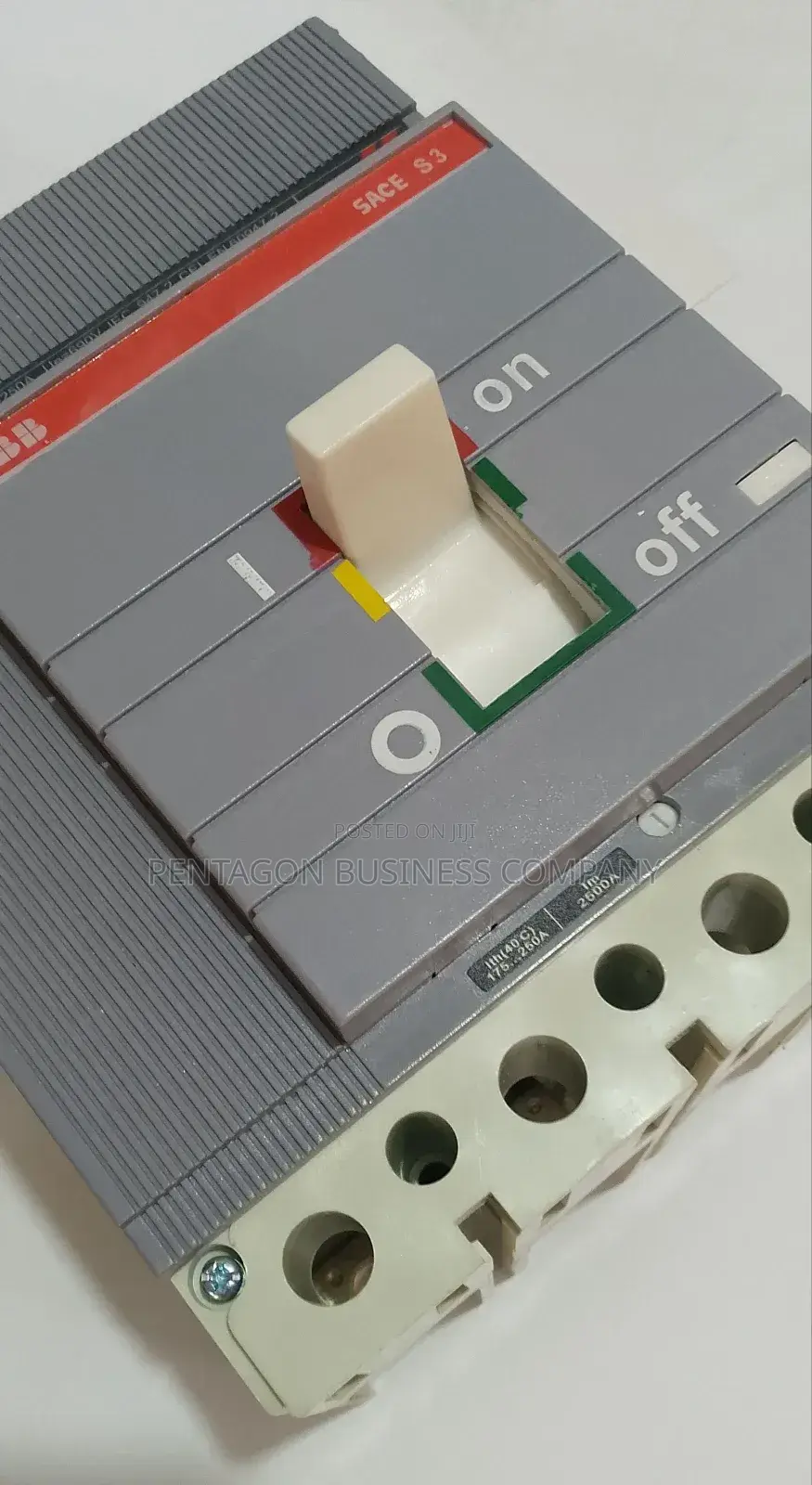 250A 4pole Abb Isomax Breaker