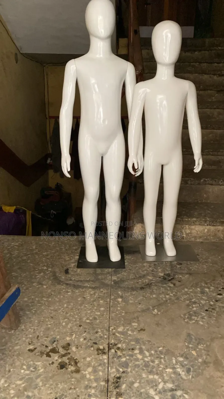 Age 5 Years Upwards Unisex Glossy White Kiddies Mannequin