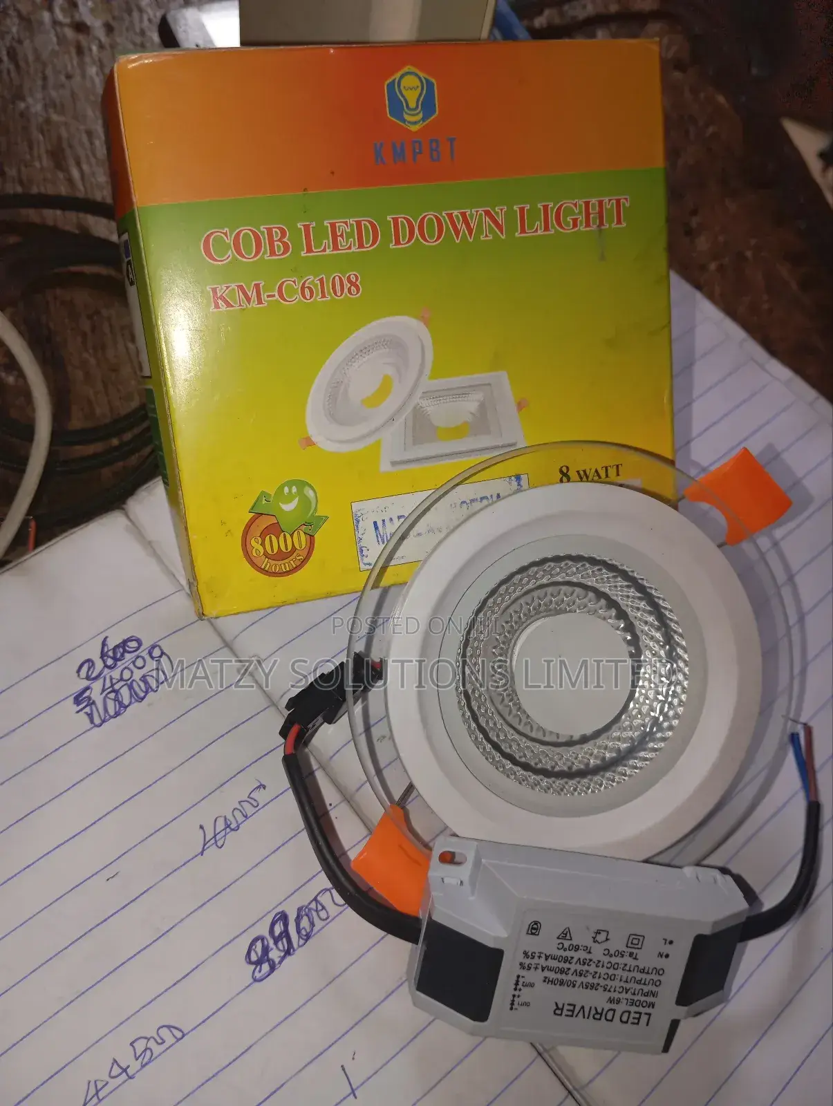 6W Pop Glass Light