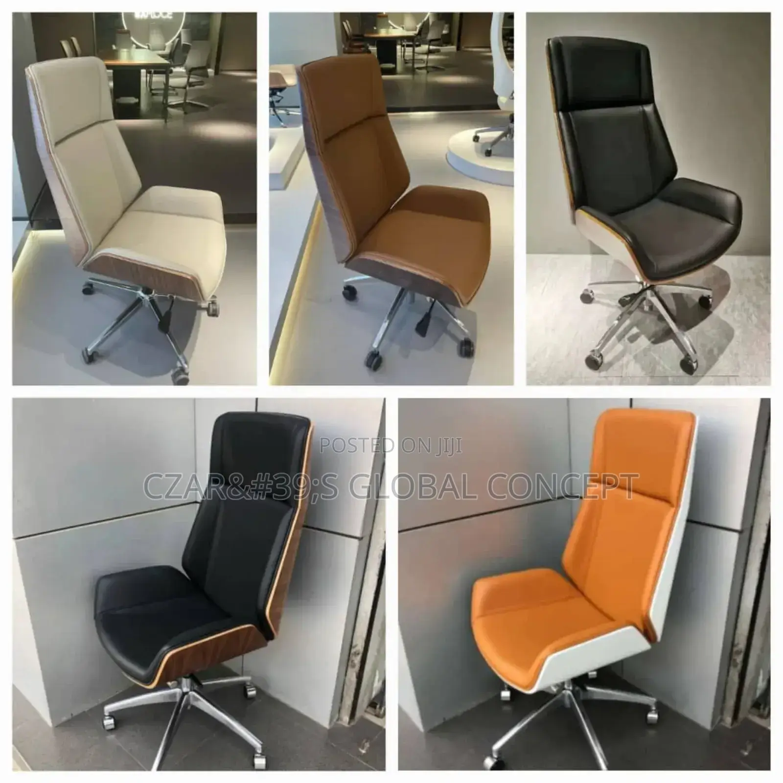 Quality Office Chair With Wooden Back