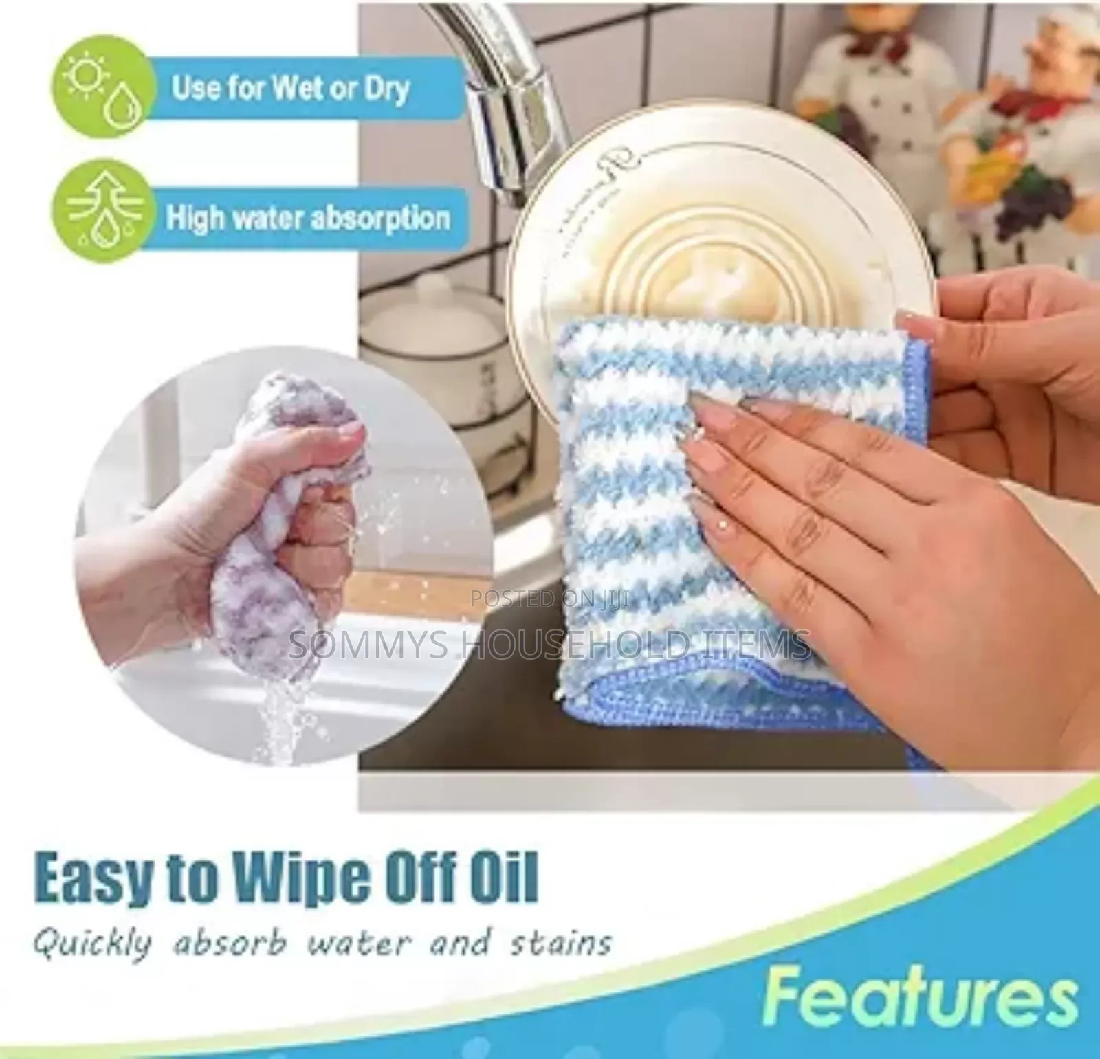 5pcs Kitchen Napkin or Hand Towel