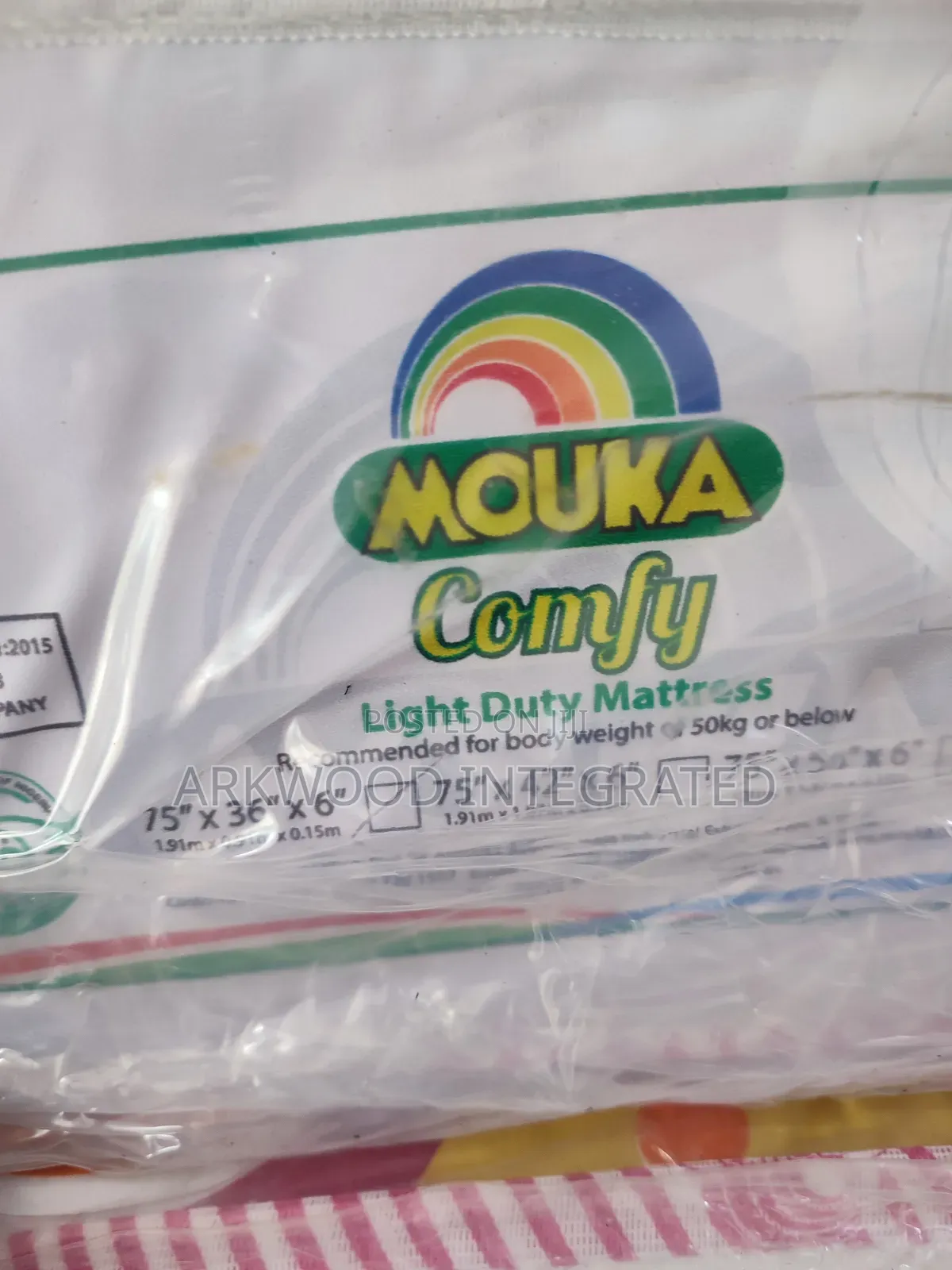 Mouka Foam Mattress 6/3 6inches Hight