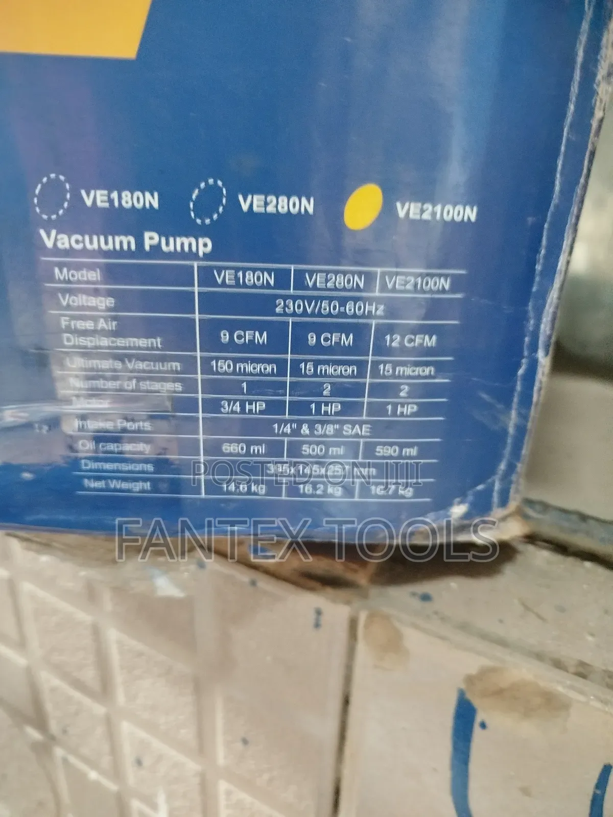 Vacuum Pump 1hp