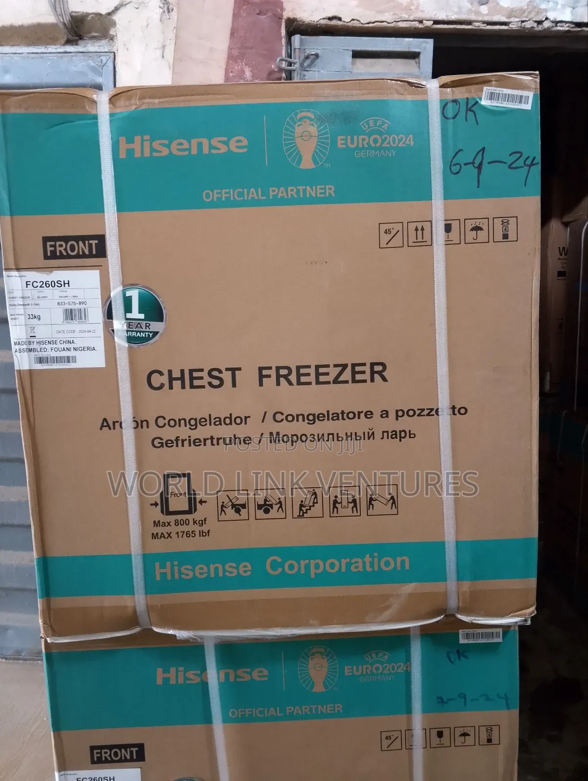 Hisense Chest Freezer Fc260sh With Warranty and Deep Cooling