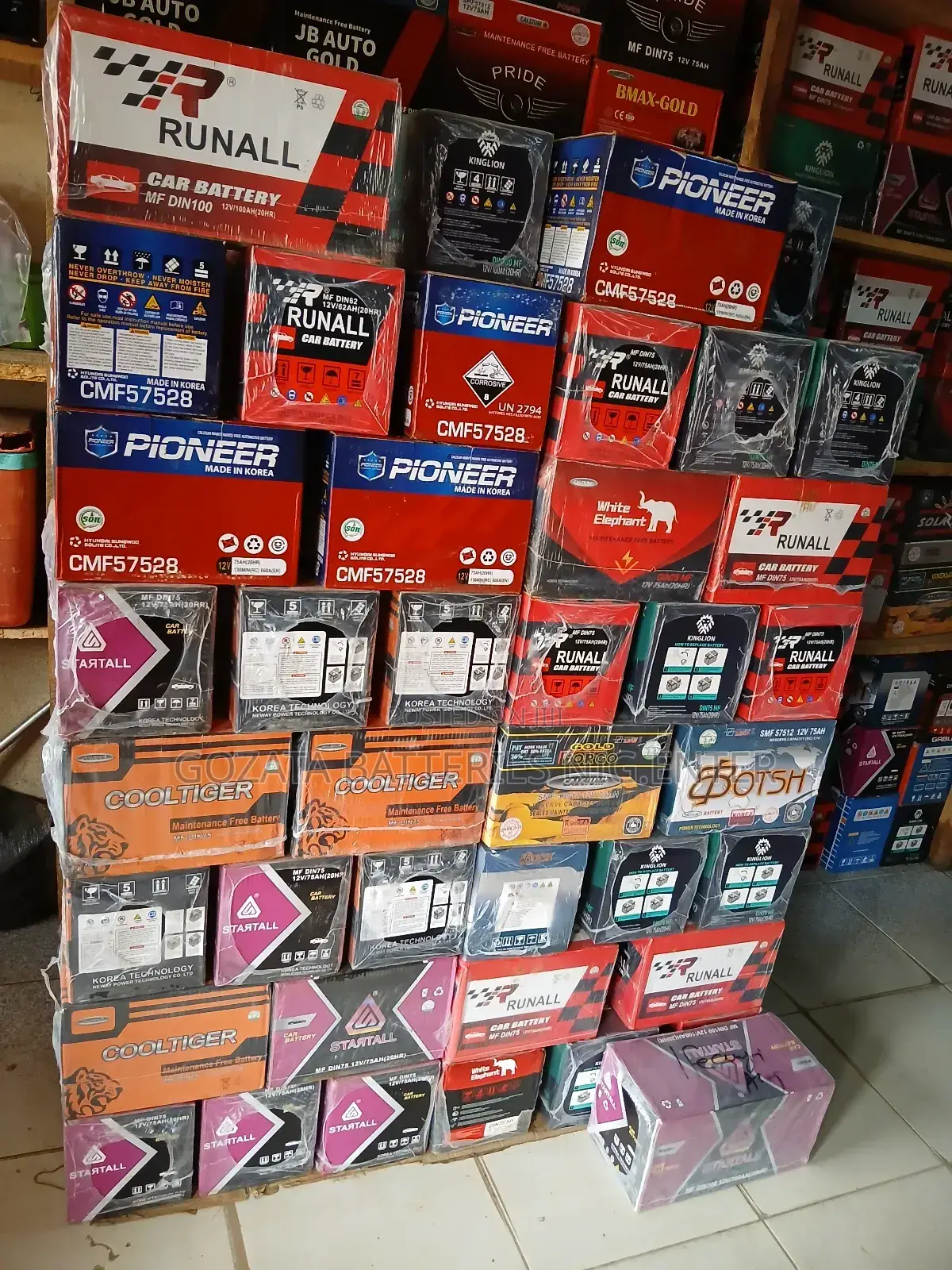 CAR BATTERY 75AH Koreat With 1year Warranty