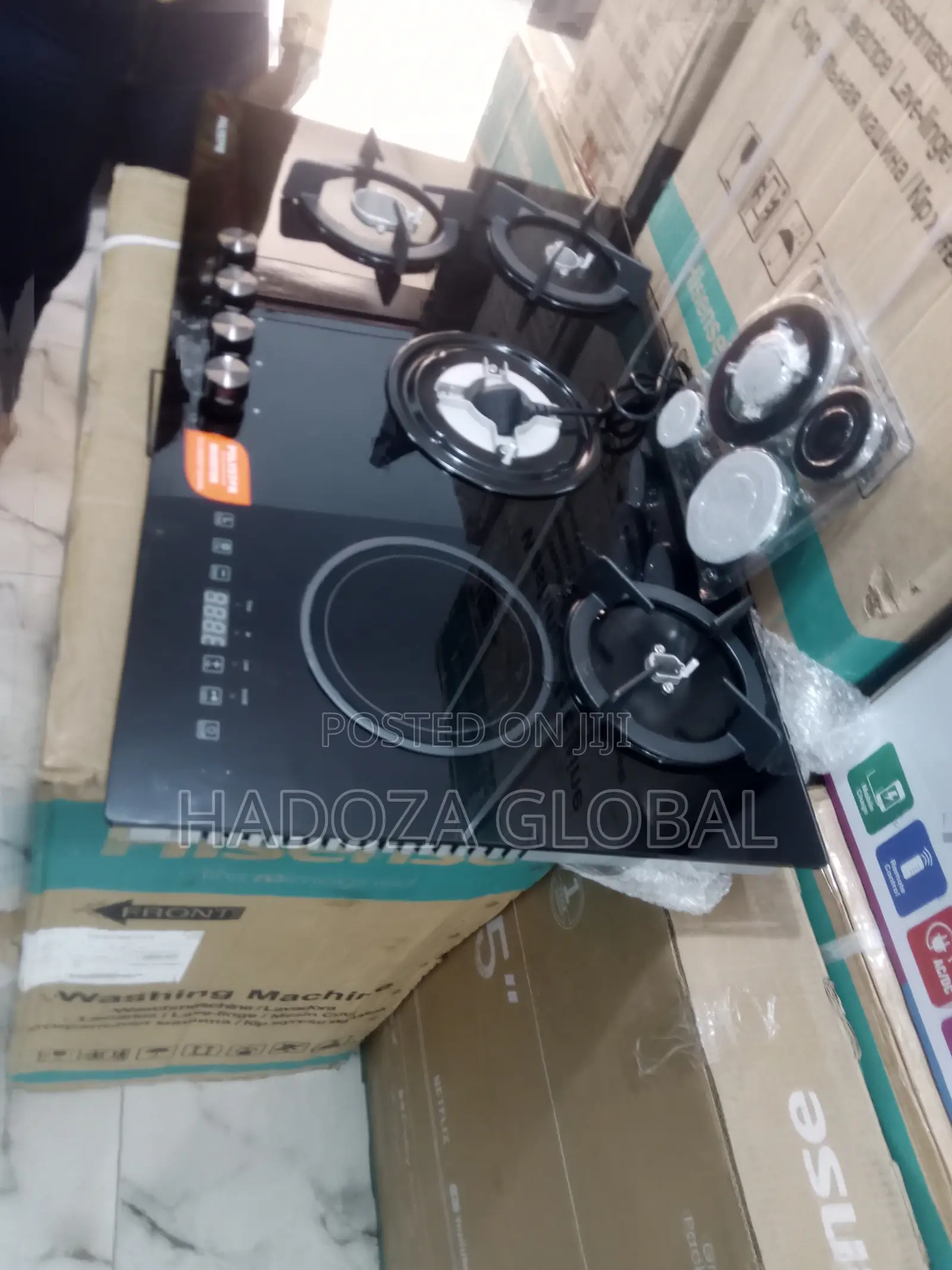 The Polystar 87cm 4 Burner and One Electric Hub -Brand New