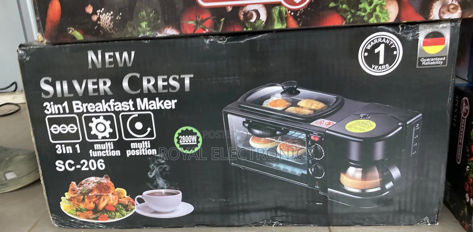 12L Breakfast Maker for Coffee,Pizza,Chicken and Frenchfries