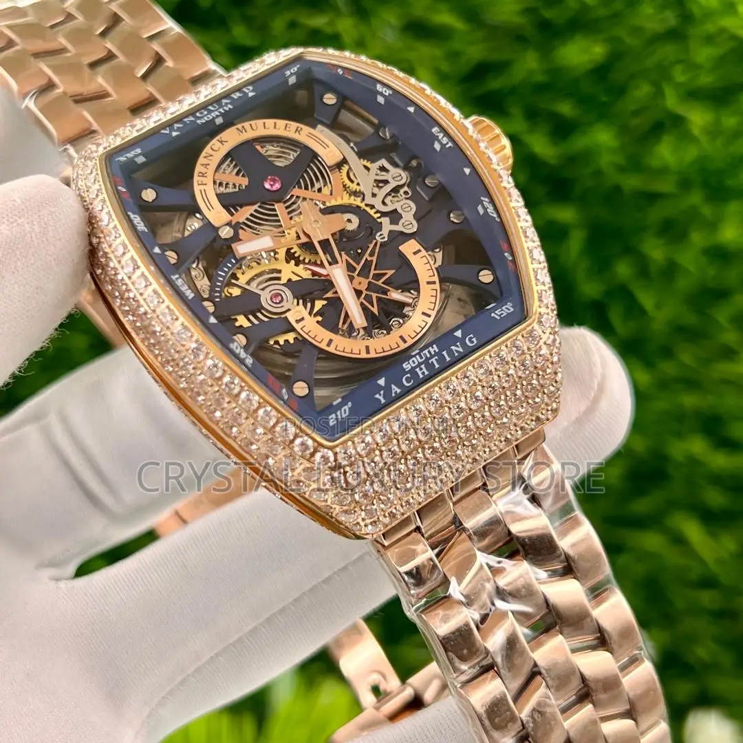 Franck Muller Iced Quality Luxury Men Automatic Wristwatch