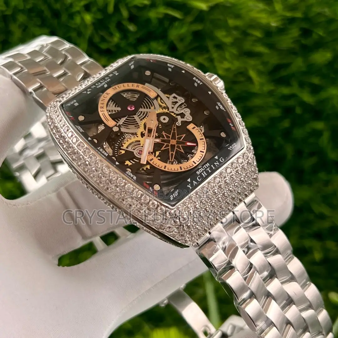Franck Muller Iced Quality Luxury Men Automatic Wristwatch