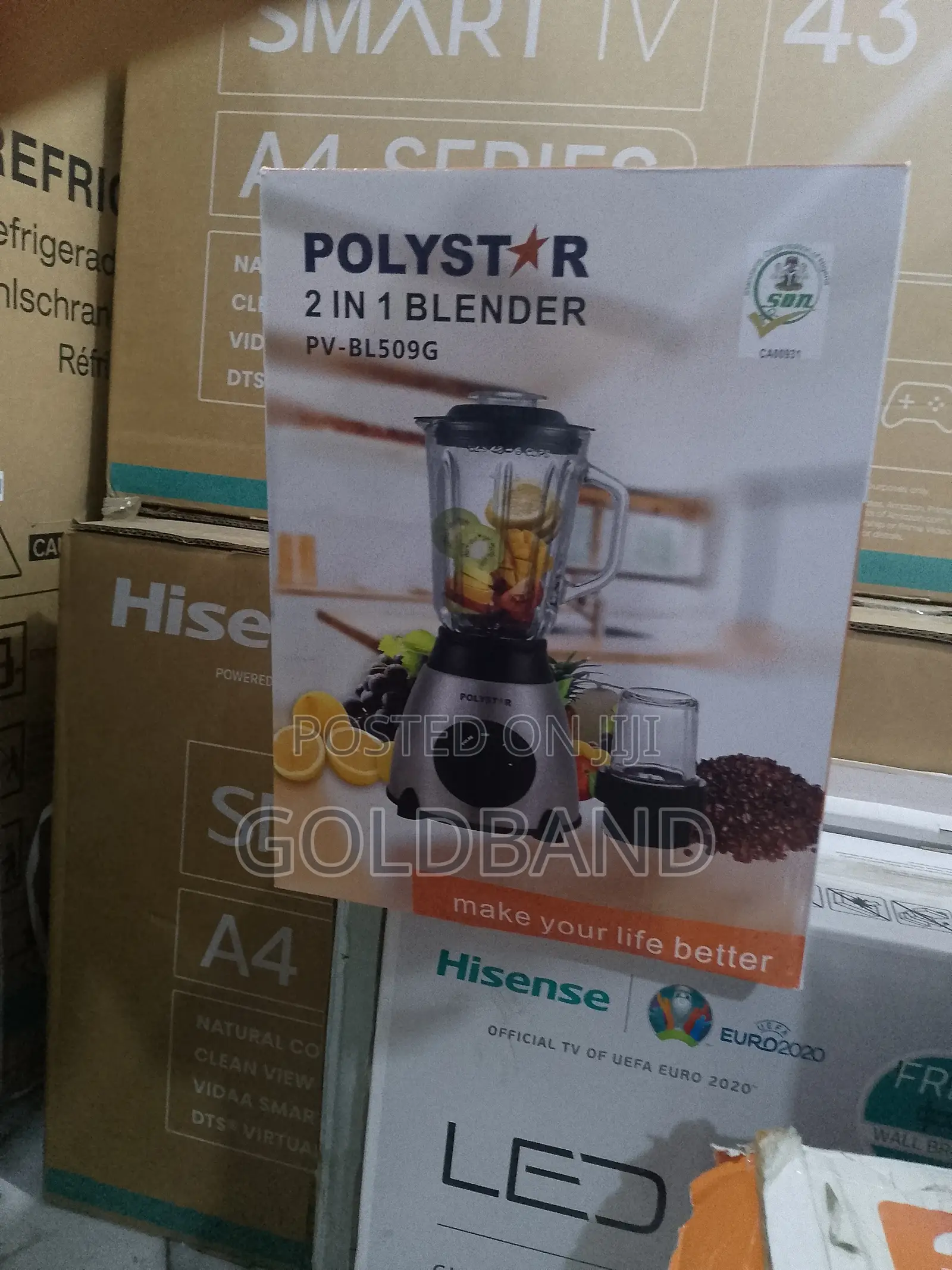 Polystar 2in1 1.5l Modern Electric Blender Pv-Bl509g