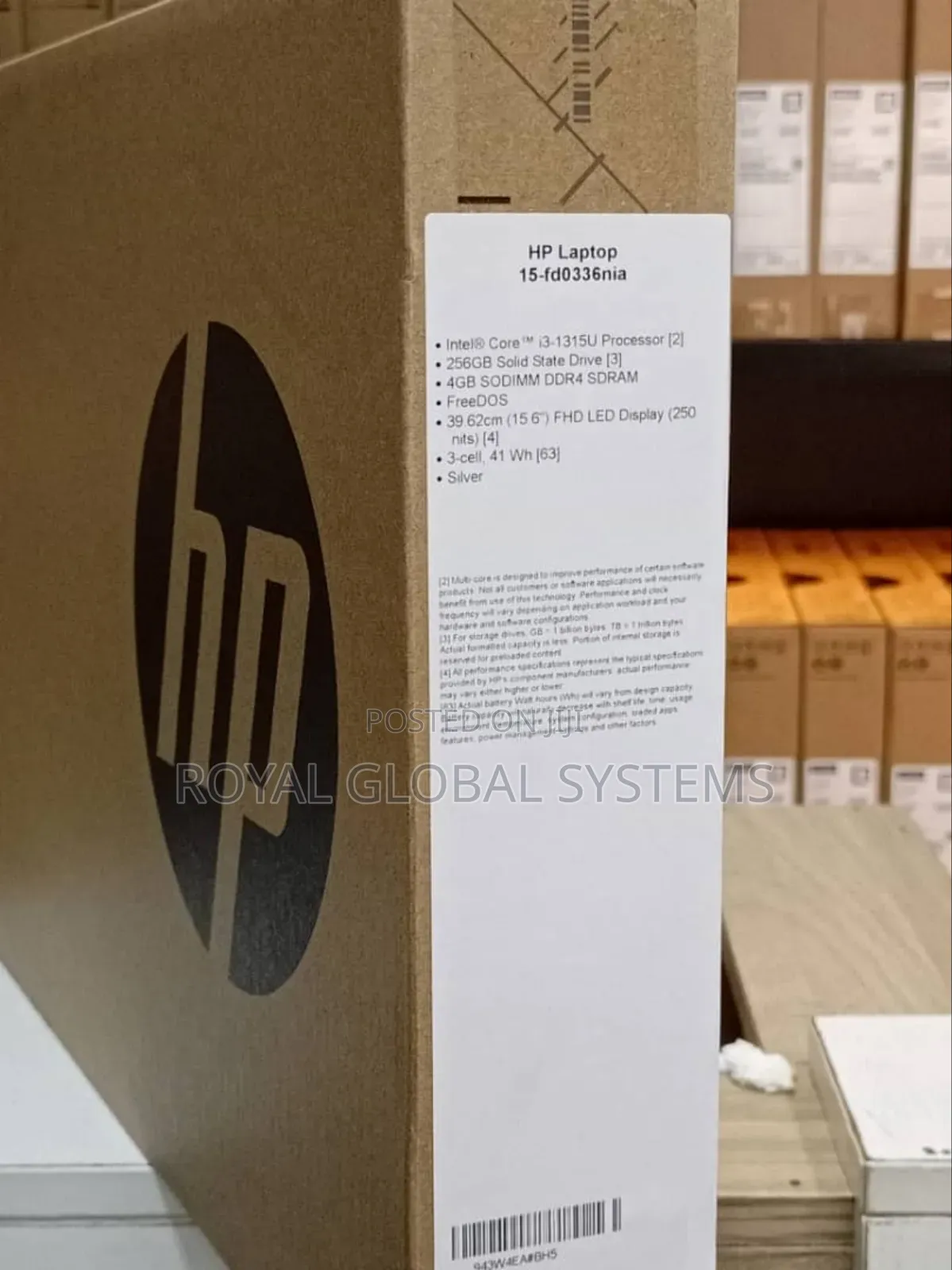 New Laptop HP 15s 8GB Intel Core I5 SSD 512GB