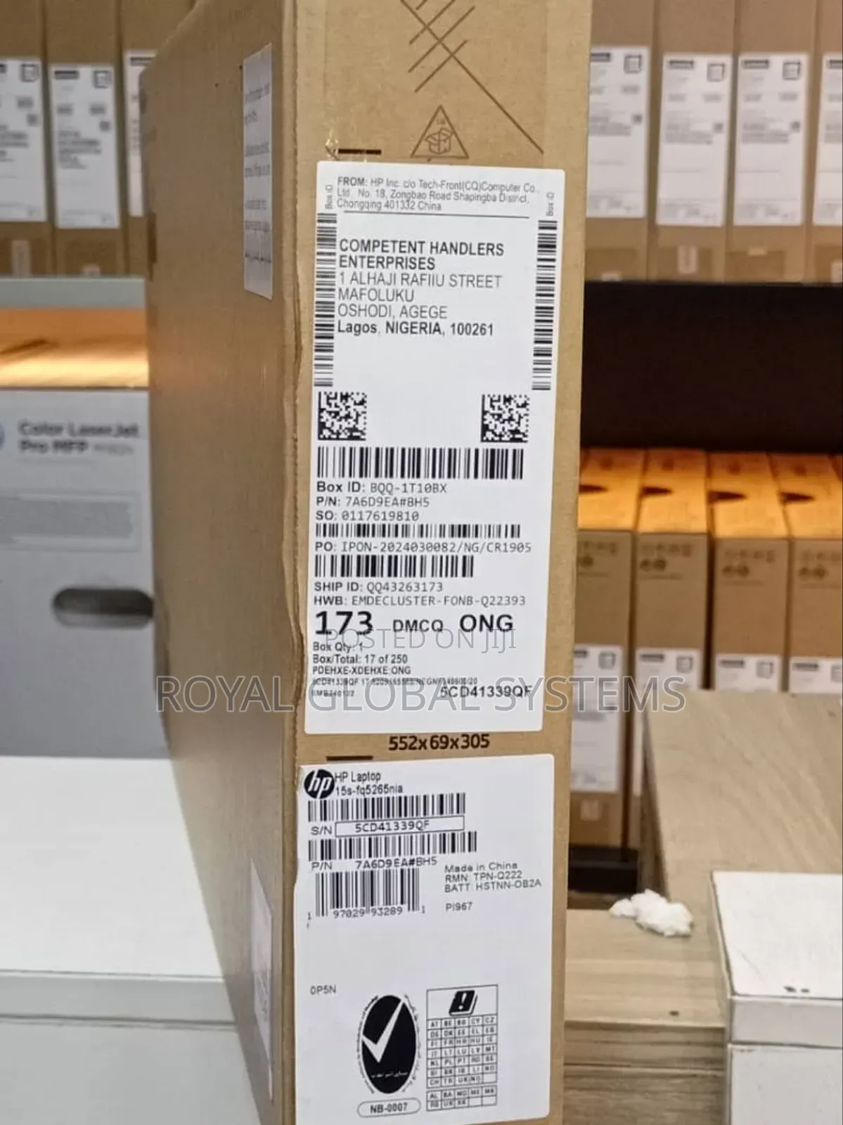 New Laptop HP 250 G10 8GB Intel Core I5 SSD 512GB