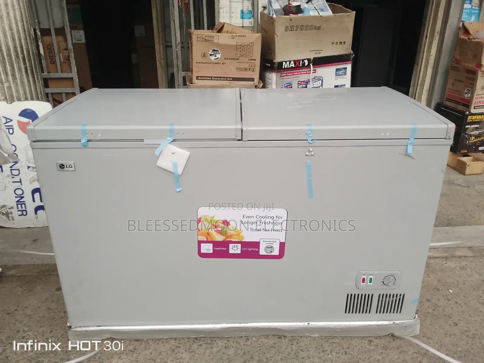 LG Supper Fast Cooling Inverter Chest Freezer 3yrs Garranty