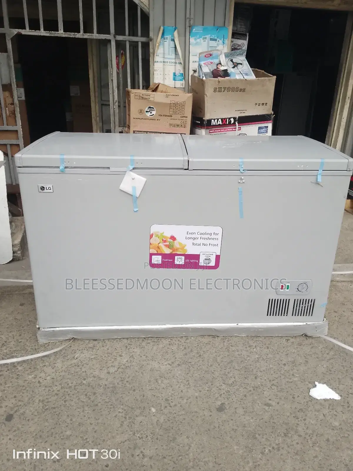 LG Supper Fast Cooling Inverter Chest Freezer 3yrs Garranty