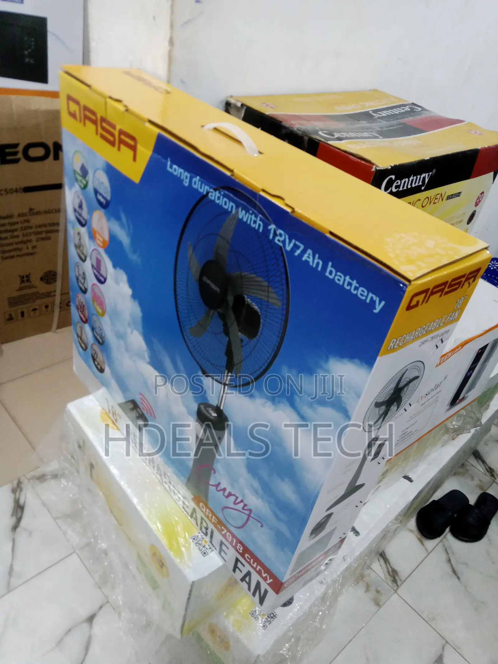 Easy to Use Rechargeable Fan 18'' < QASA