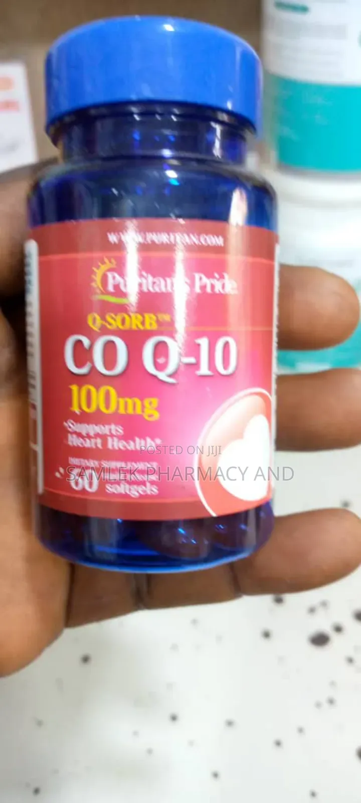 Puritan's Pride Coq10 100mg,Supports Heart Health,60 Softgel
