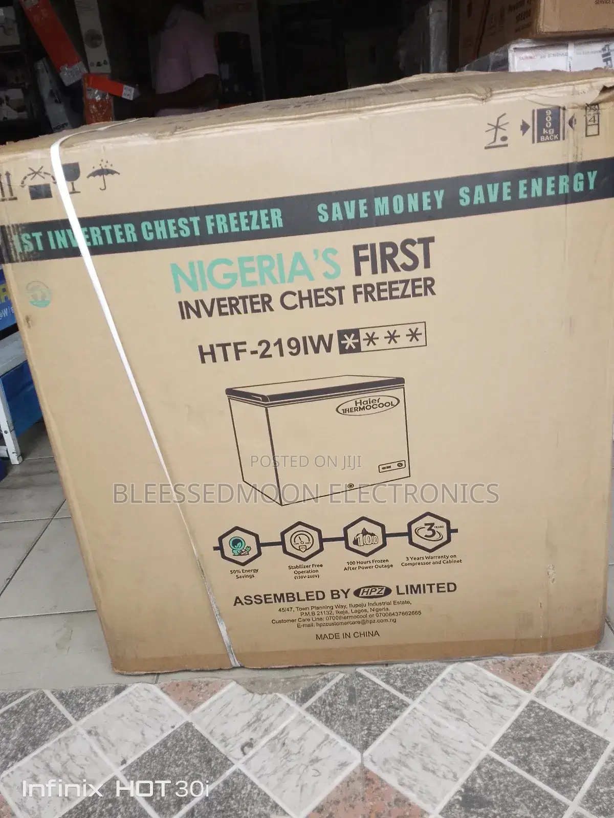 Haier Thermocool Inverter Chest Freezer 3 Fit Model