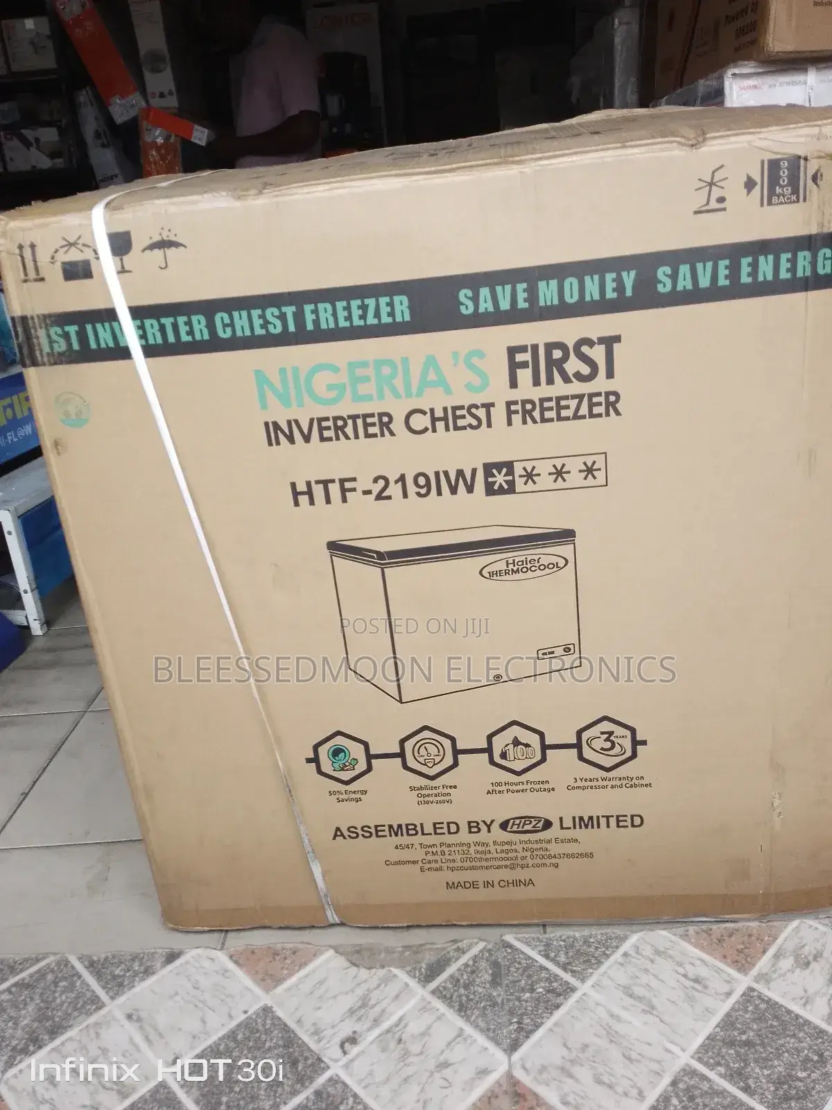 Haier Thermocool Inverter Chest Freezer 3 Fit Model