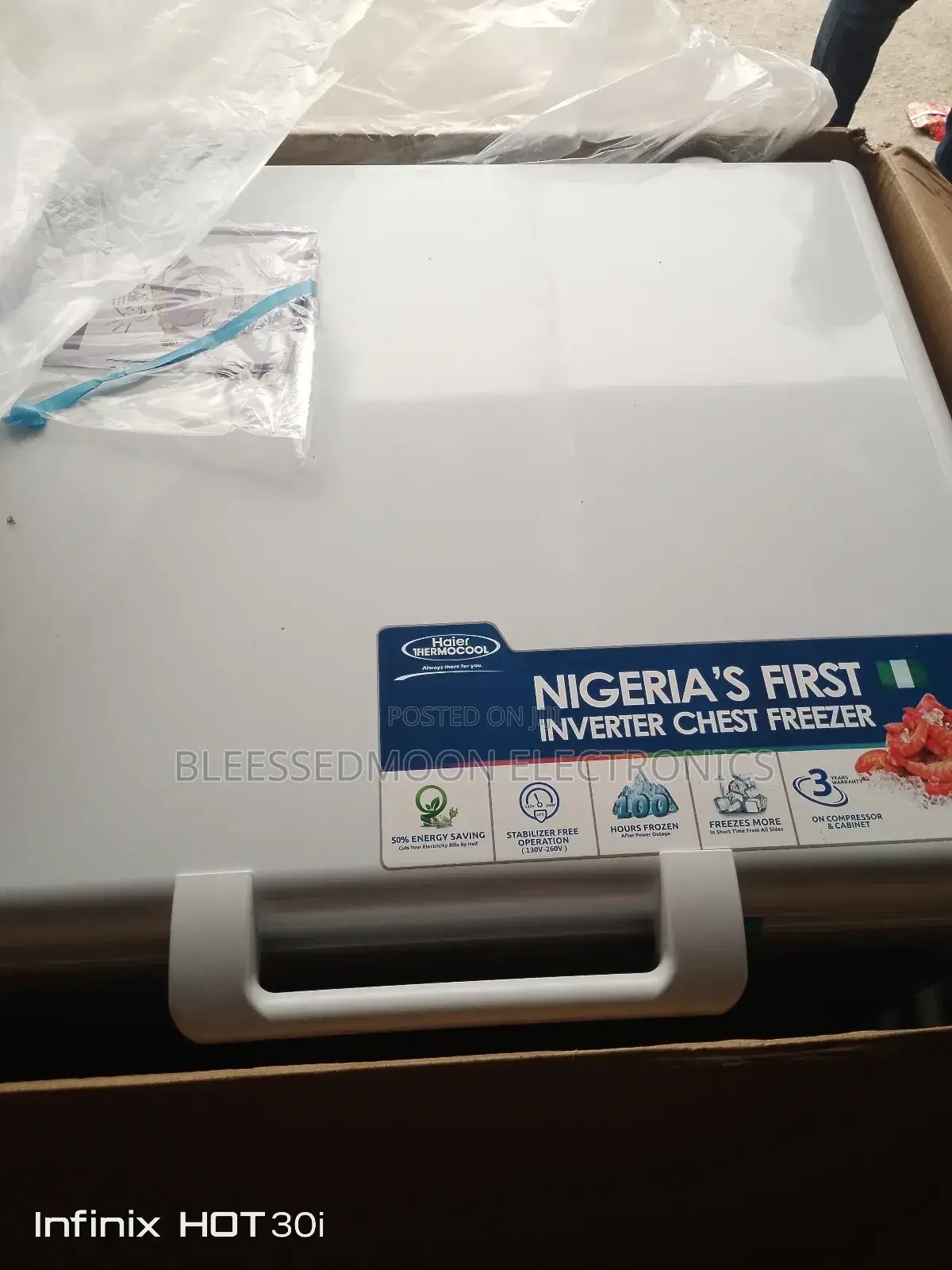 Haier Thermocool Inverter Chest Freezer 3 Fit Model
