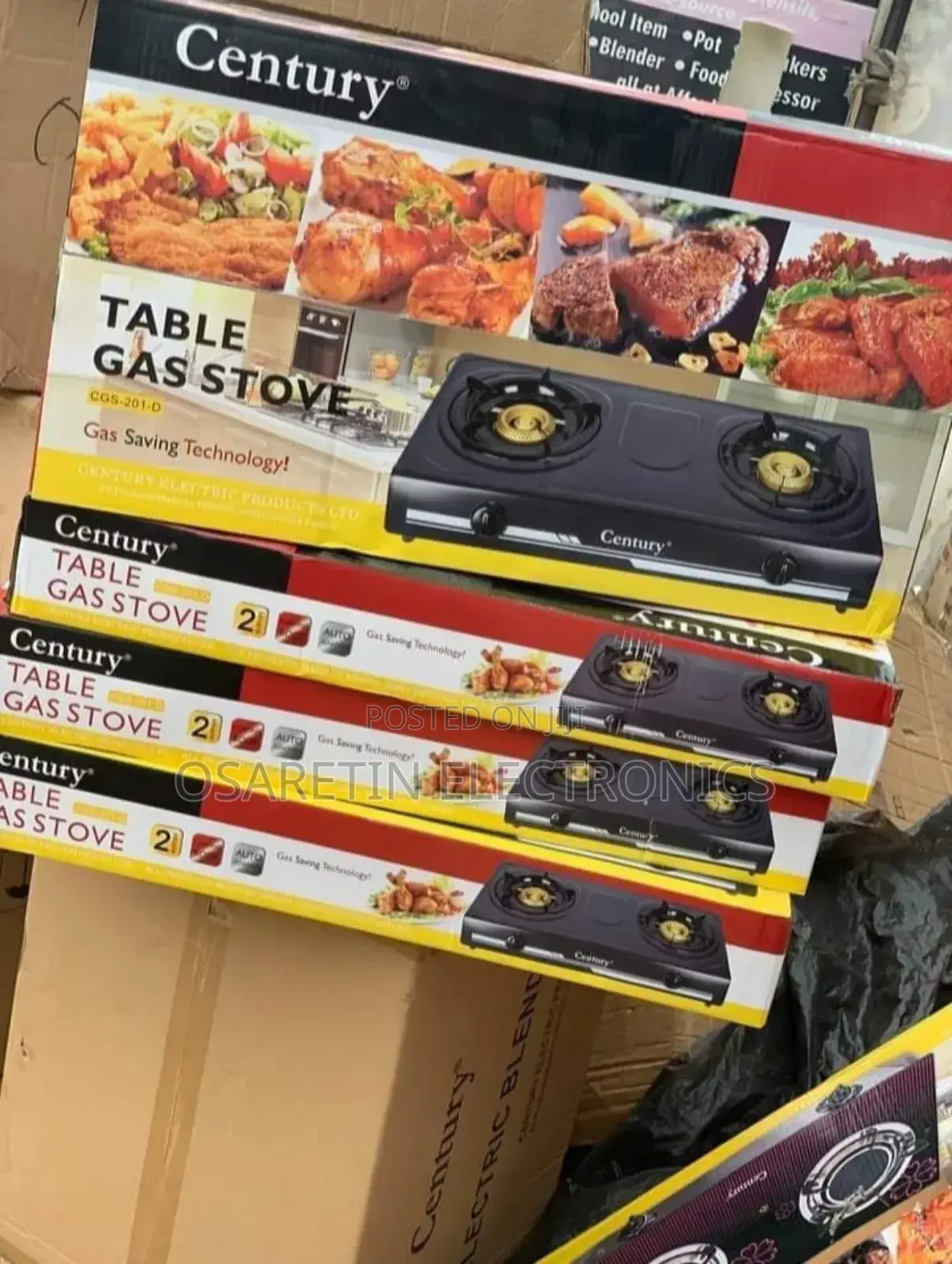 Century Stainless Steel Table Gas Cooker