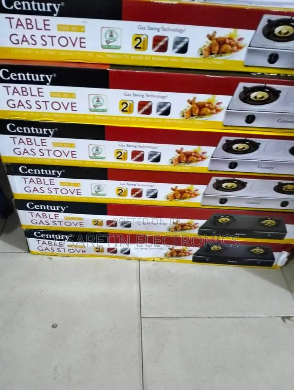 Century Stainless Steel Table Gas Cooker