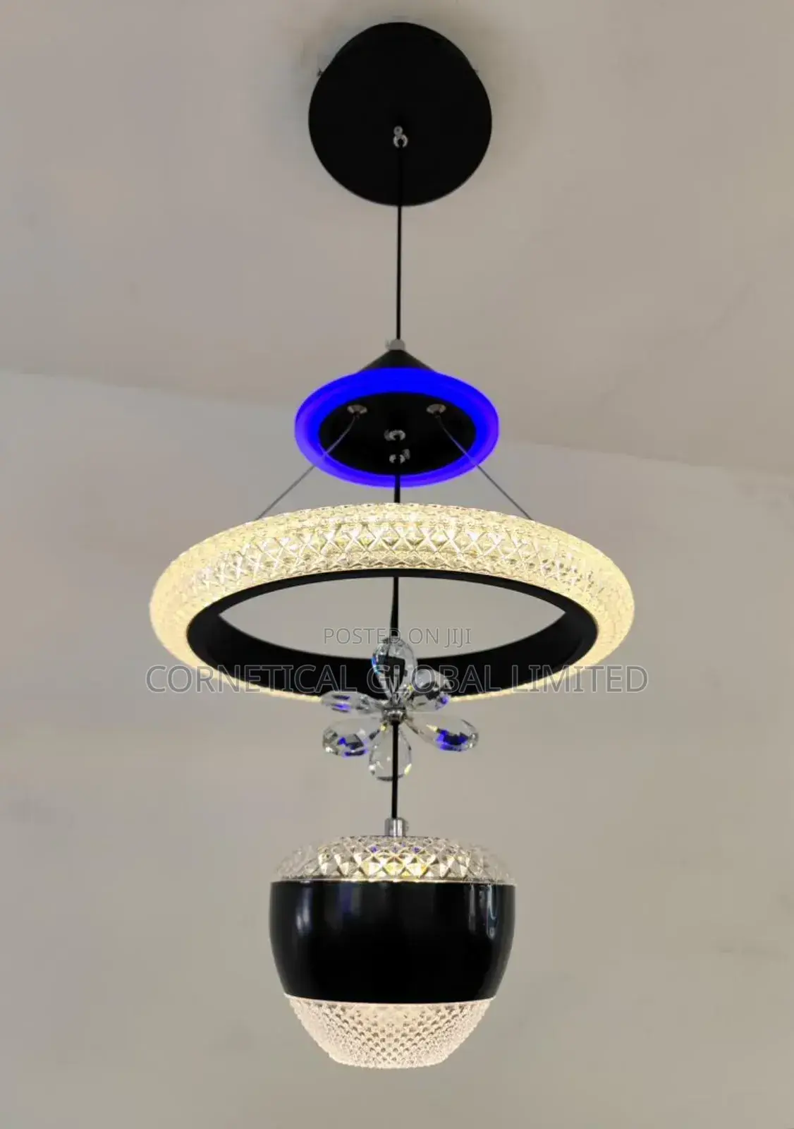 Modern Luxury Crystal Led Chandelier Pendant Light