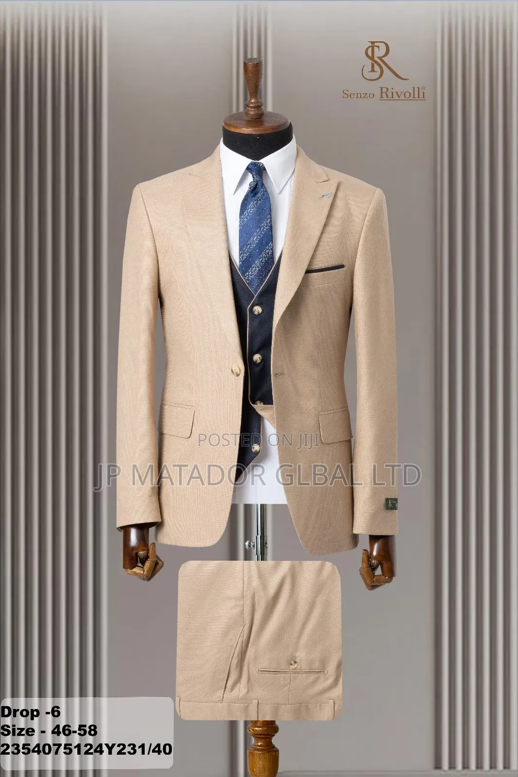 High Quality Turkish Senzo Rivoli Suits