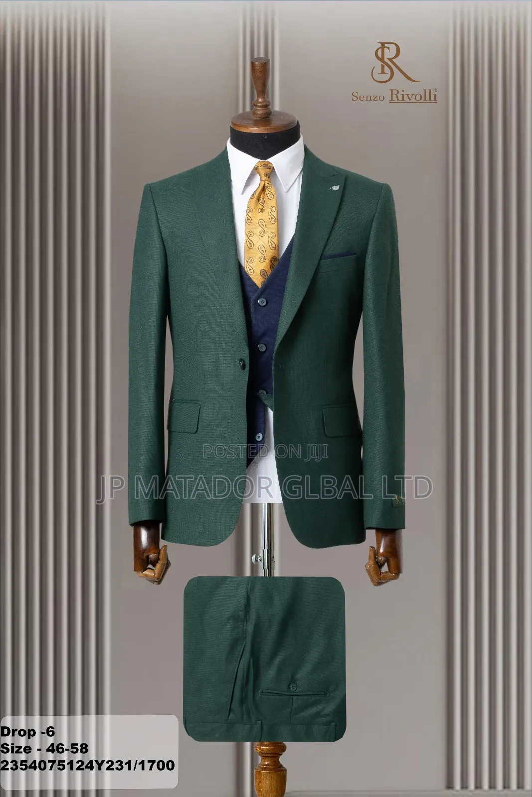 High Quality Turkish Senzo Rivoli Suits