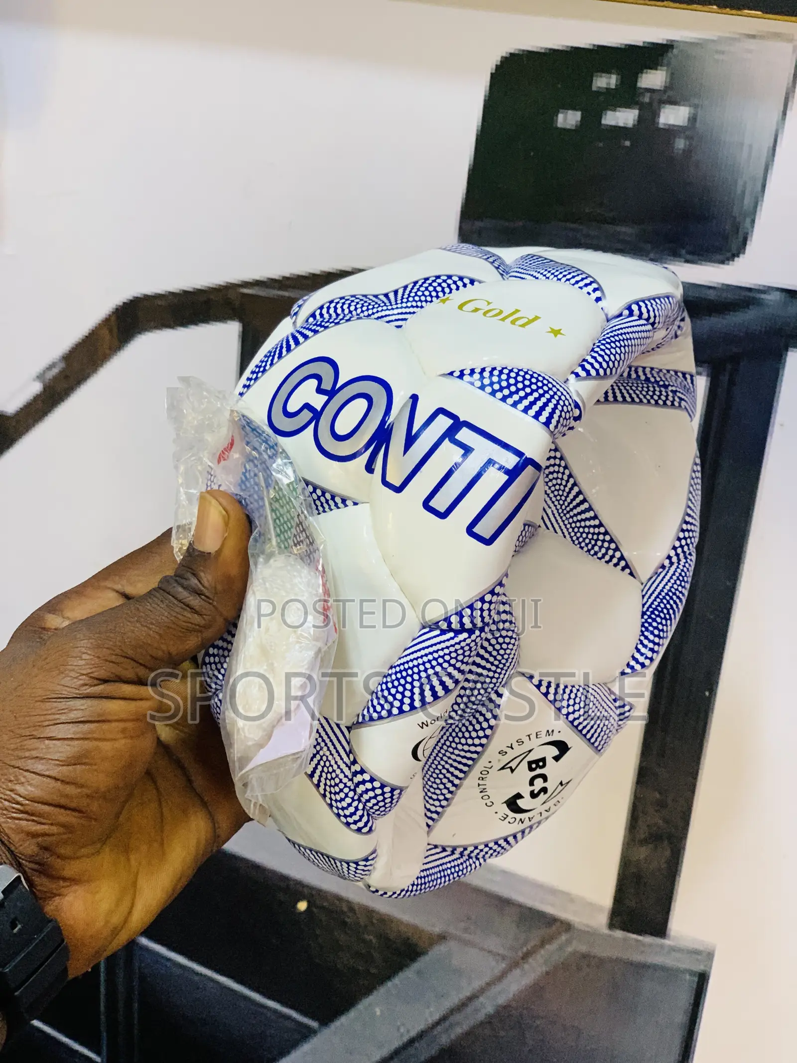 Original Conti Match Football With Free Valve and Net