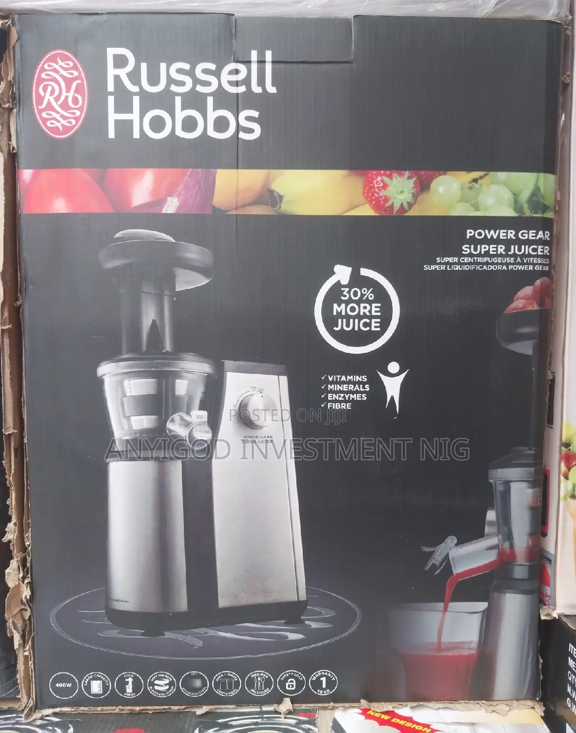 Russell Hubs Power Geer Slowjuicer Master