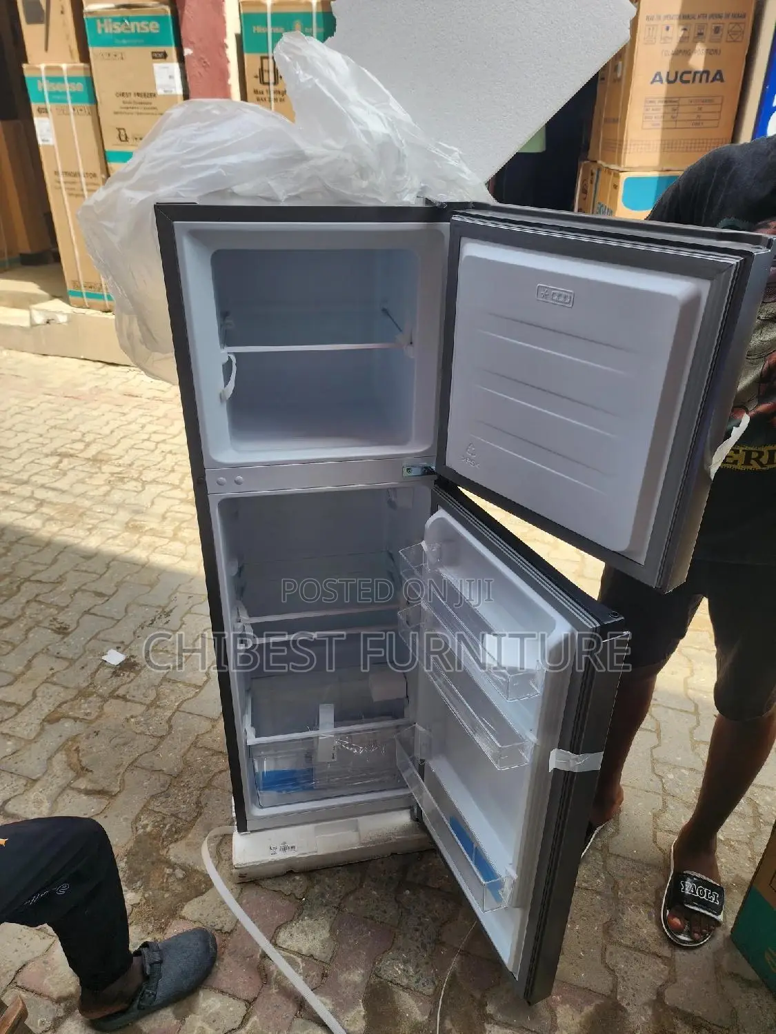 Hisense 192litres Refrigerator With Top Deep Freezer