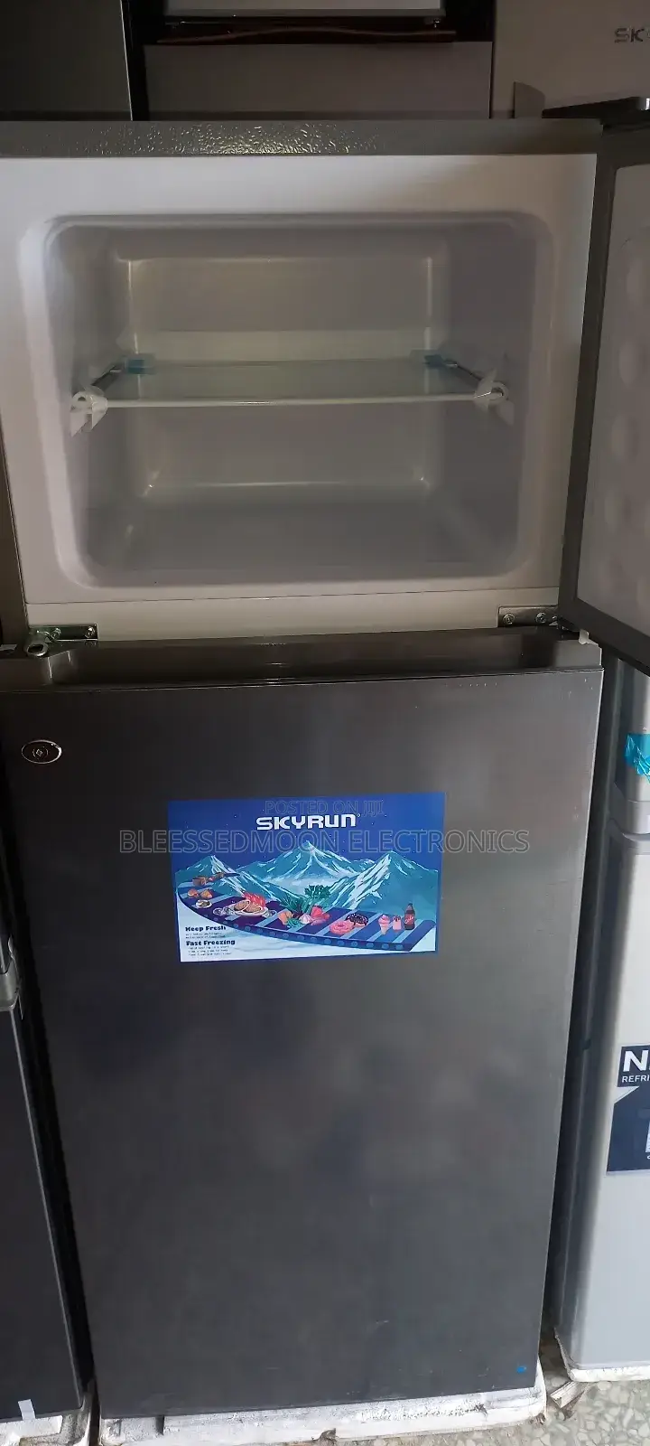 Skyrun Expert Inverter Standing Double Double Fridge With 5yrs Warrant