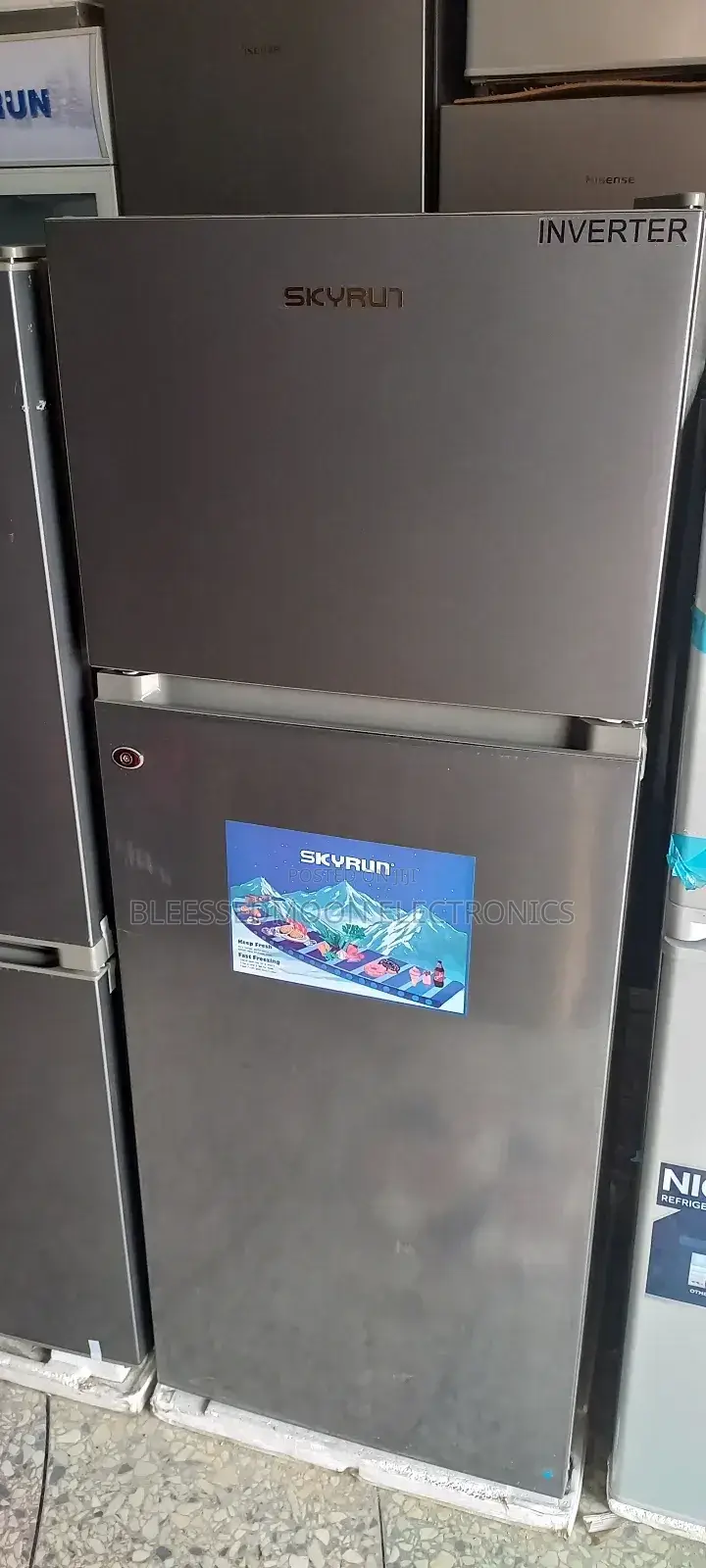 Skyrun Expert Inverter Standing Double Double Fridge With 5yrs Warrant