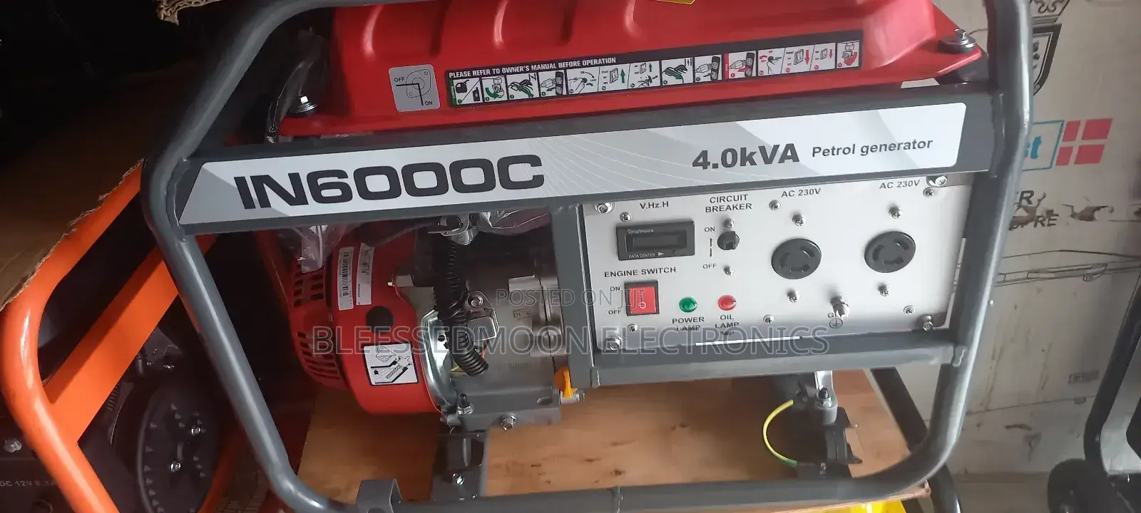 I Power Supper Heavy Duty Petrol Generator 4.5kva Cooper Coi