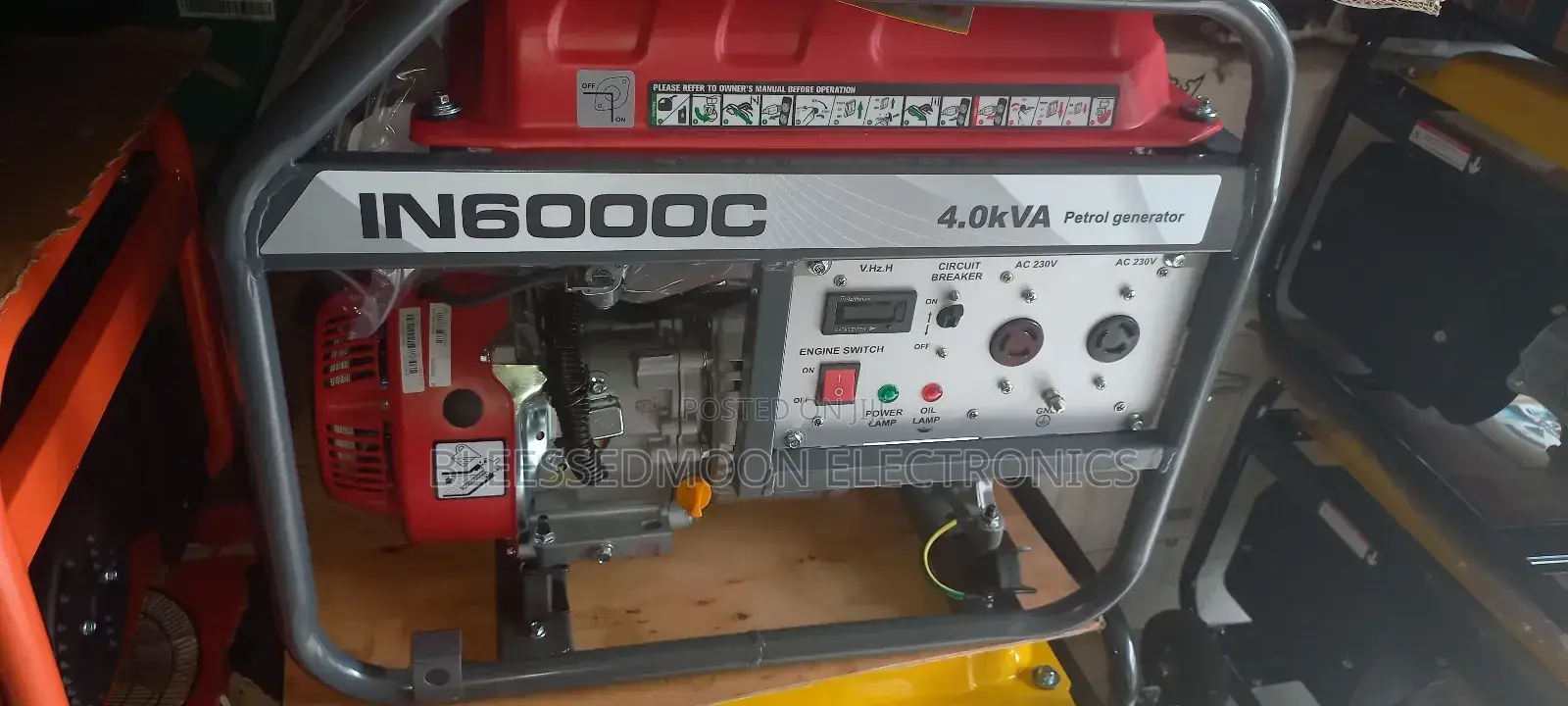 I Power Supper Heavy Duty Petrol Generator 4.5kva Cooper Coi