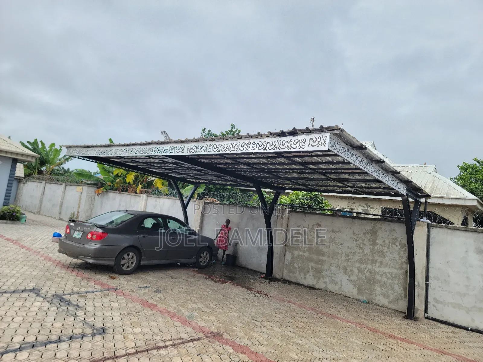 Car Ports, Canopy, Shelter With Any Design Laser Cut