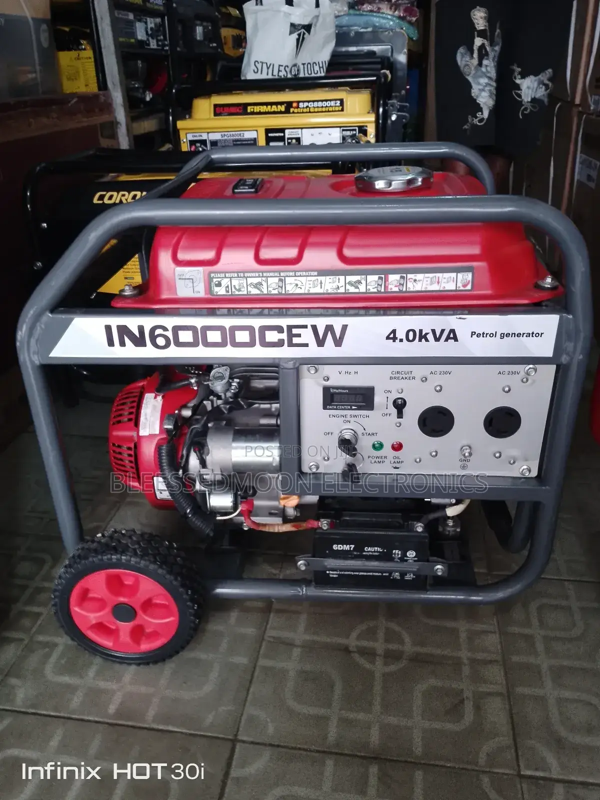 I Power Supper Heavy Duty Big Engine Generator 4.5kva