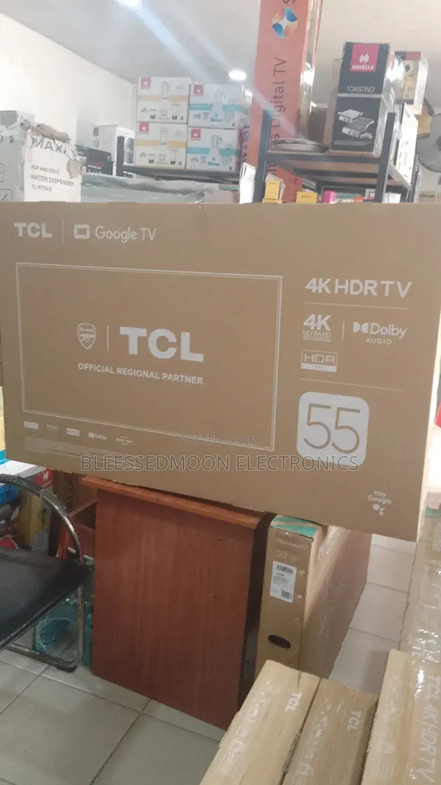 TCL Smart Android Television 55inches 3 Year Garranty