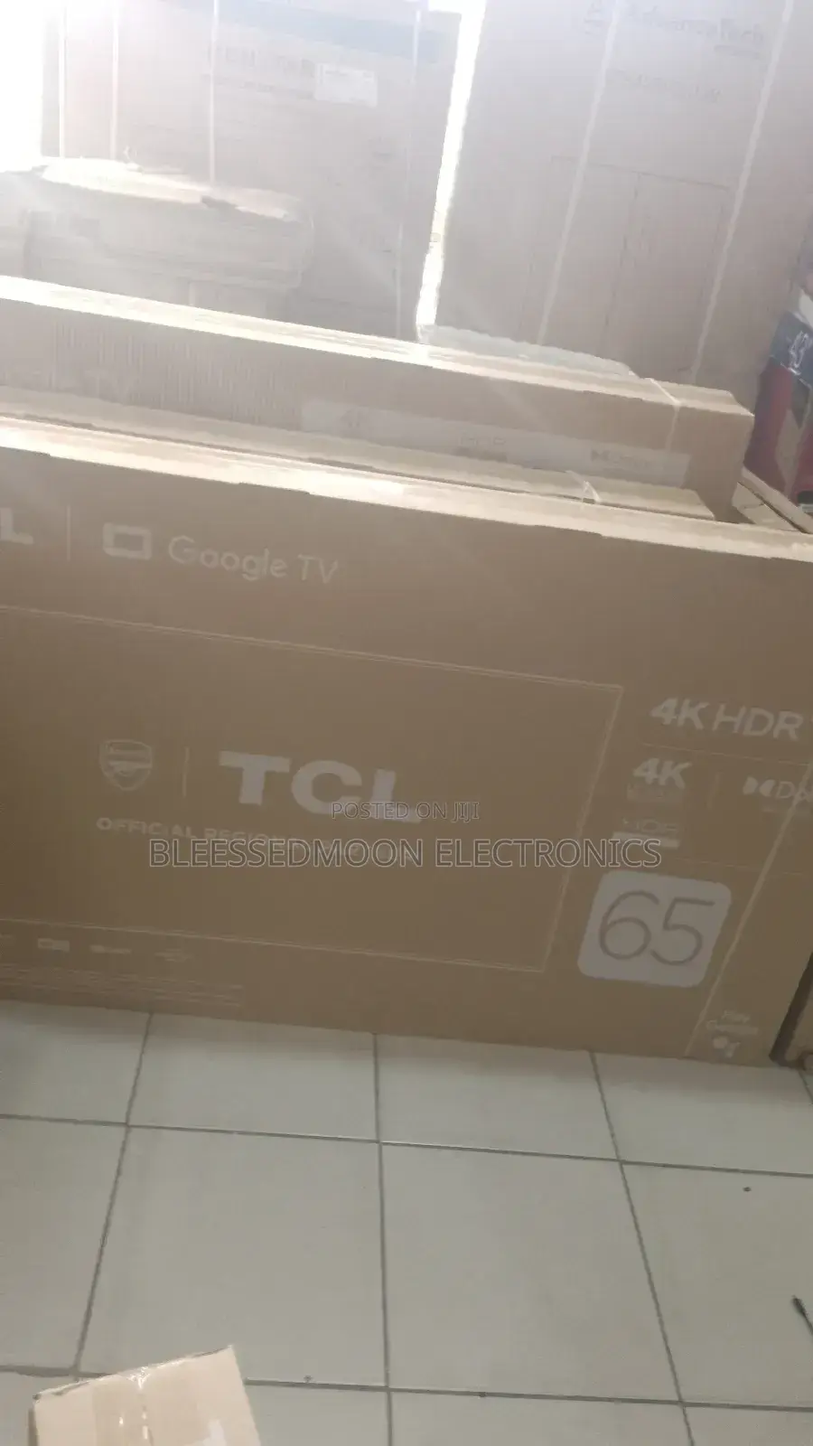 TCL Smart Android Television 65inches 3 Years Garranty