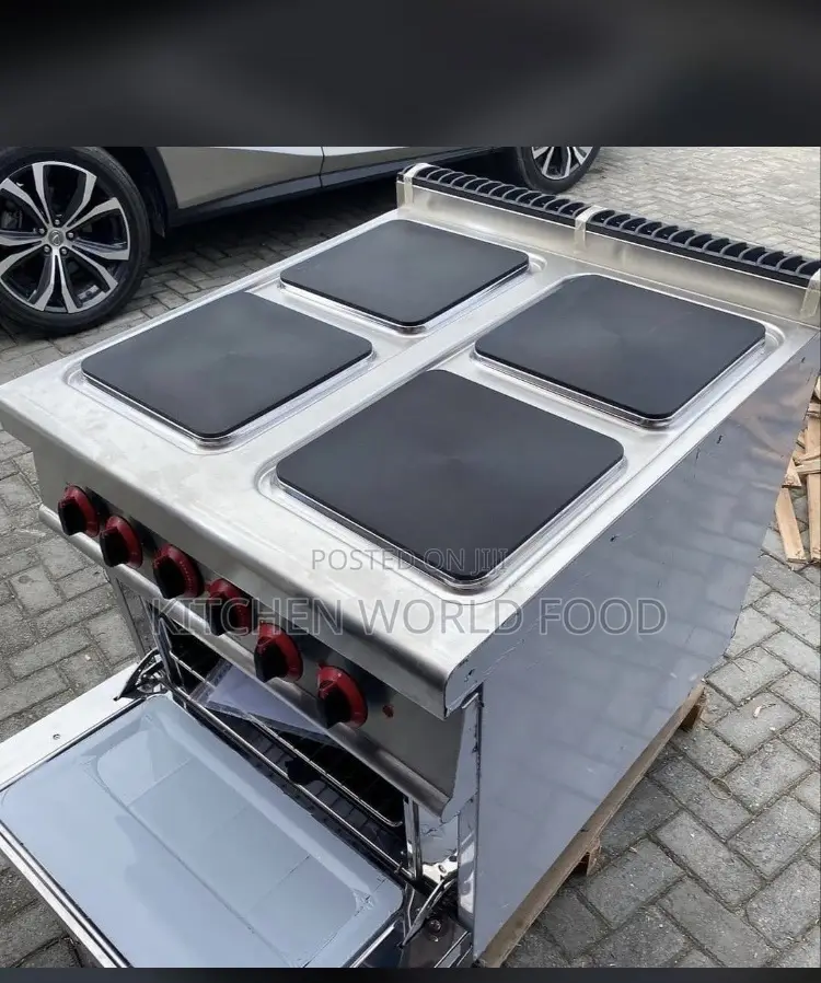 Electric 4 Hot-Plate Cooker Oven