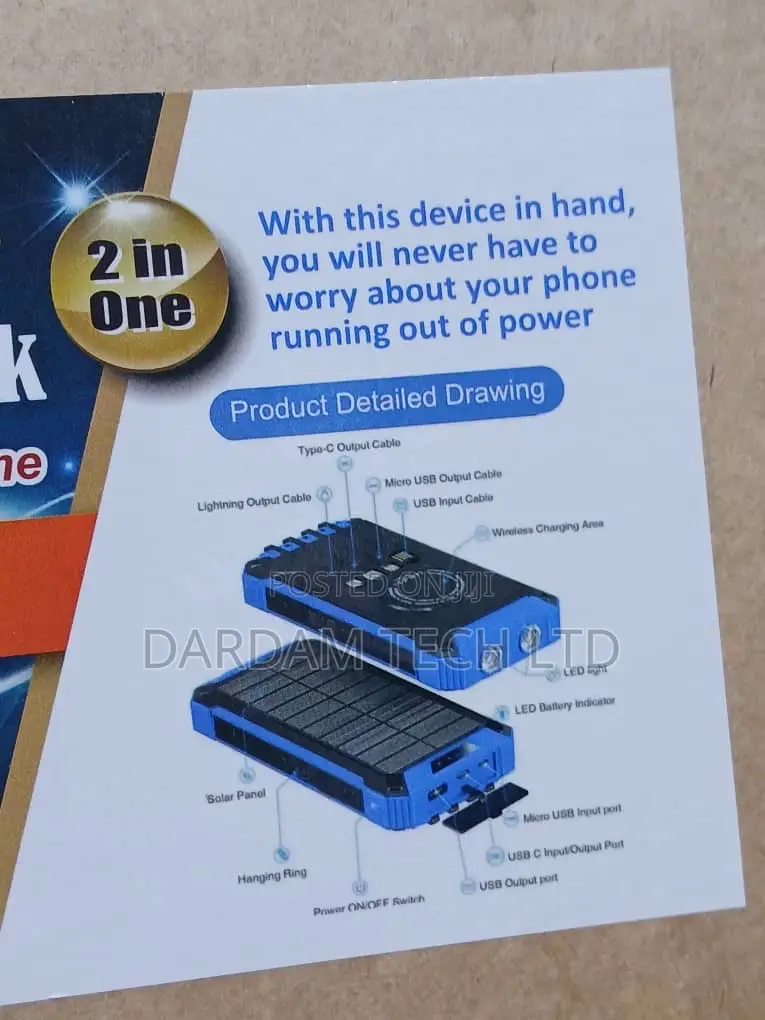 20000mah Solar Powerbank