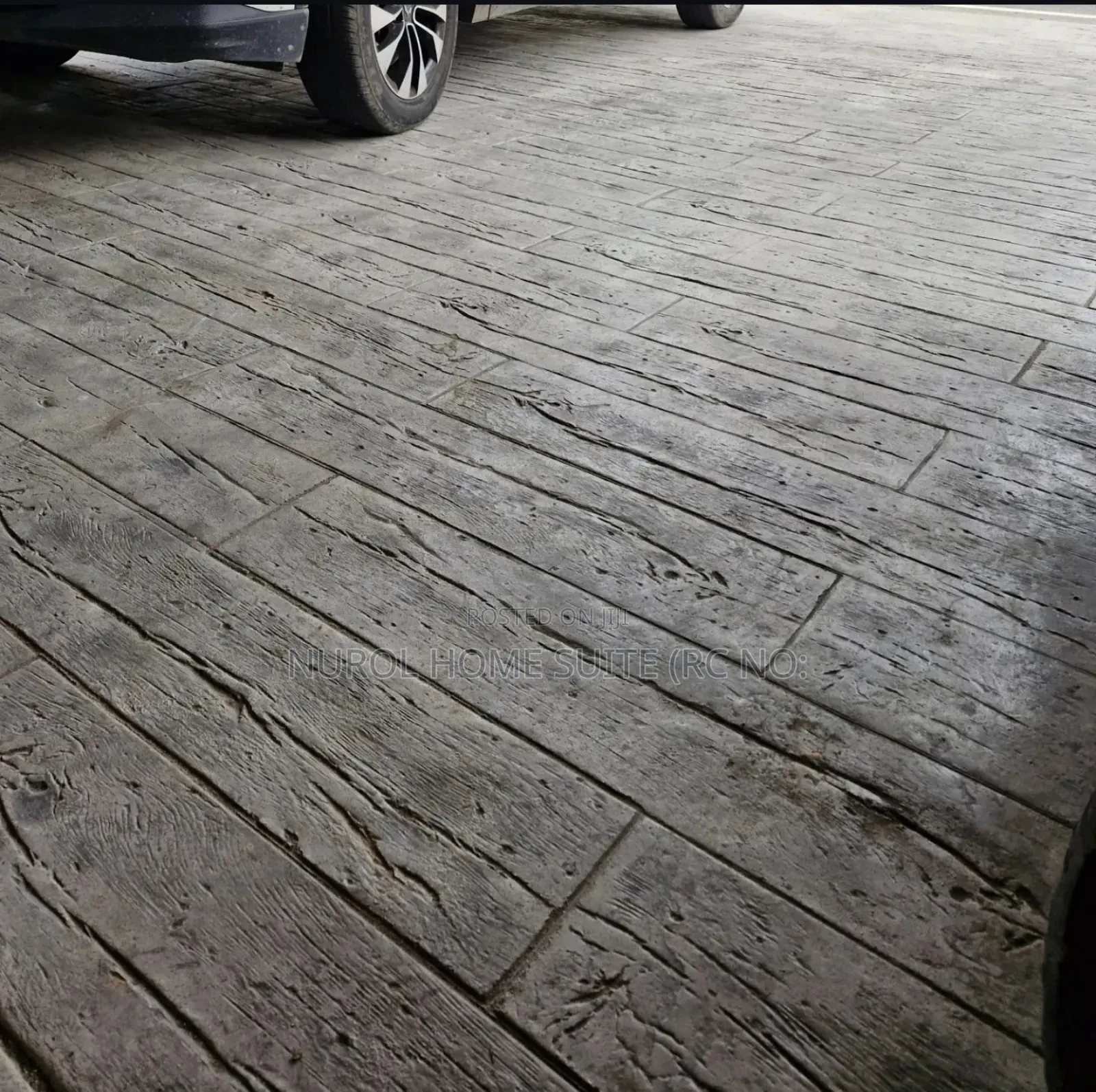 Modern Stamped Concrete Floor Design