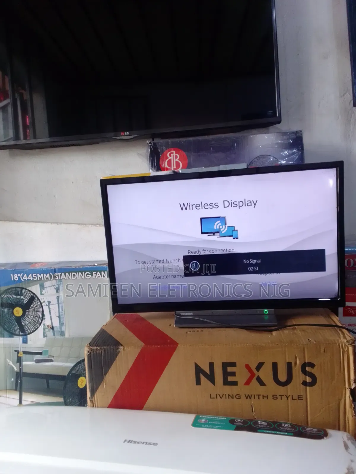 Newly Arrived 24inch Toshiba Uhd Smart, Uk Imported, Slim