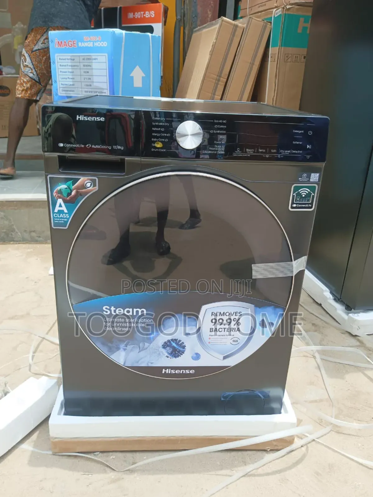 12 Kg Hisense Front Loading Washing and Dryer Machine