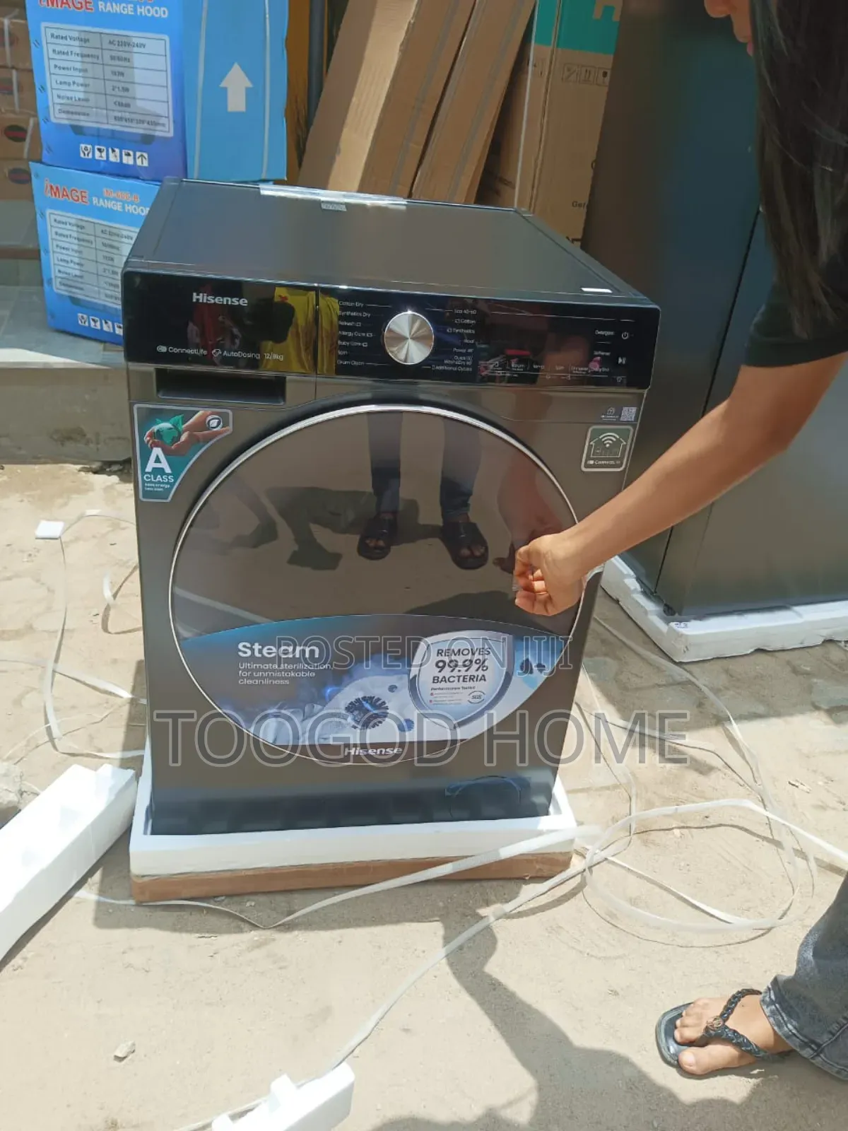 Automatic 10kg Hisense Front Loading Washing Machine