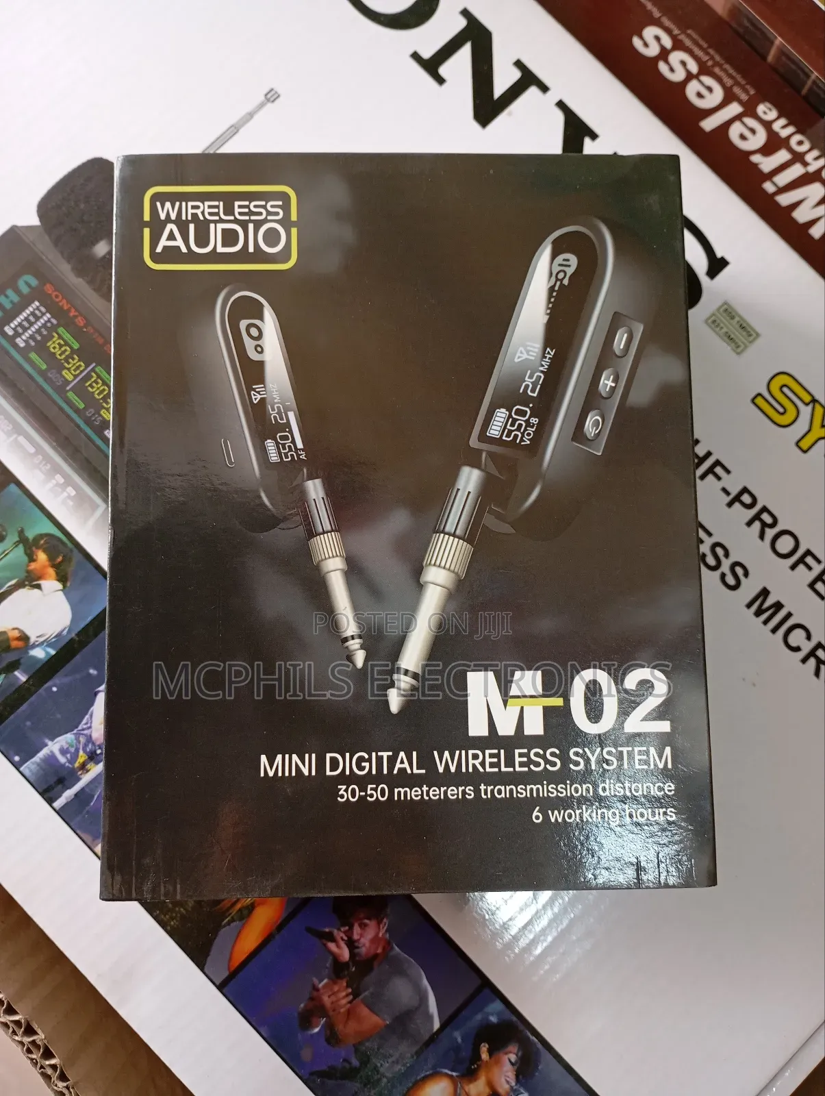 Guitar Uhf Wireless Mic.