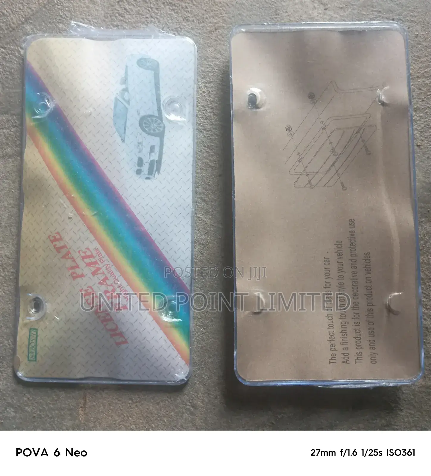 Plate Number HQP Cover White Abj